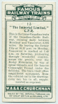 "The Imperial Limited," C.P.R.