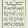 Single-berth compartment, "The Imperial Indian Mait."