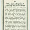 "The Union Express" climbing Hex River Pass.
