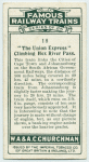 "The Union Express" climbing Hex River Pass.