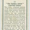 "The Golden Arrow" leaving Calais.