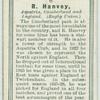 R. Hanvey, Aspatria, Cumberland, and England. (Rugby Union.)