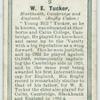 W. E. Tucker, Blackheath, Cambridge, and England. (Rugby Union.)