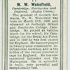 W. W. Wakefield, Cambridge, Harlequin, and England. (Rugby Union.)