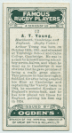 A. T. Young, Blackheath, Cambridge, and England. (Rugby Union.)