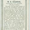 W. E. Crawford, Lansdown and Ireland. (Rugby Union.)