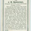 J. M. Bannerman, Glasgow H.S.F.P. and Scotland. (Rugby Union.)