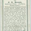 J. A. Bacon, Leeds and Wales. (Northern Rugby League.)