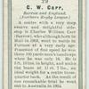 C. W. Carr, Barrow and England. (Northern Rugby League.)