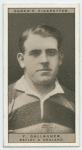 F. Gallagher, Batley and England. (Northern Rugby League.)