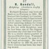 R. Kendall, Keighley. (Northern Rugby League.)