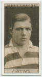 J. Sullivan, Wigan and Wales. (Northern Rugby League.)