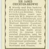 Sir James Crichton-Browne.