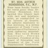 Rt. Hon. Arthur Henderson, P.C. M.P.