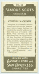 Compton Mackenzie.