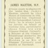 James Maxton, M.P.