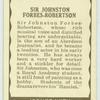 Sir Johnston Forbes-Robertson.
