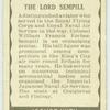 The Lord Sempill.