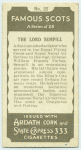 The Lord Sempill.