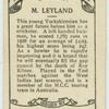 M. Leyland.