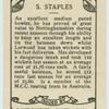 S. Staples.