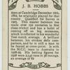 J. B. Hobbs.