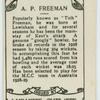 A.P. Freeman.