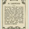 H. Larwood.