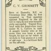 C.V. Grimmett.