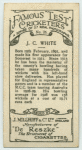 J.C. White.