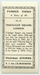 Trafalgar Square, London.