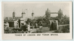 Tower of London and Tower Bridge.