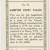 Hampton Court Palace.
