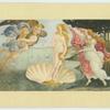 Botticelli.  The birth of Venus.