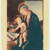 Botticelli.  Virgin and child.