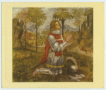 Pinturicchio.  A young knight kneeling.