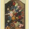 Van huysum.  Vase with flowers.