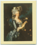 Vigeé Lebrun.  marie Antoinette.