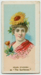 Helen Standish as "The Sunflower".