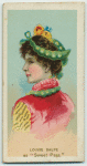 Louise Balfe as "Sweet Peas".