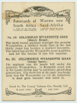 Columbian Wyandotte cock.