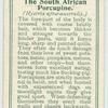 The South African Porcupine.