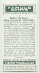 Robert the Bruce, King of Scotland (1274-1329).