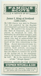 James I, King of Scotland (1394-1437).