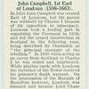 John Campbell, 1st Earl of Loudoun, (1598-1663).
