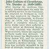 John Graham of Claverhouse Vix. Dundee (c. 1648-1689).