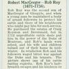 Robert MacGregor - Rob Roy (1671-1734).