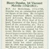 Henry Dundas, 1st Viscount Melville (1742-1811).