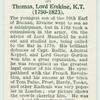Thomas, Lord Erskine, K.T. (1750-1823).