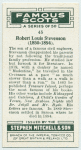 Robert Louis Stevenson (1850-1894).